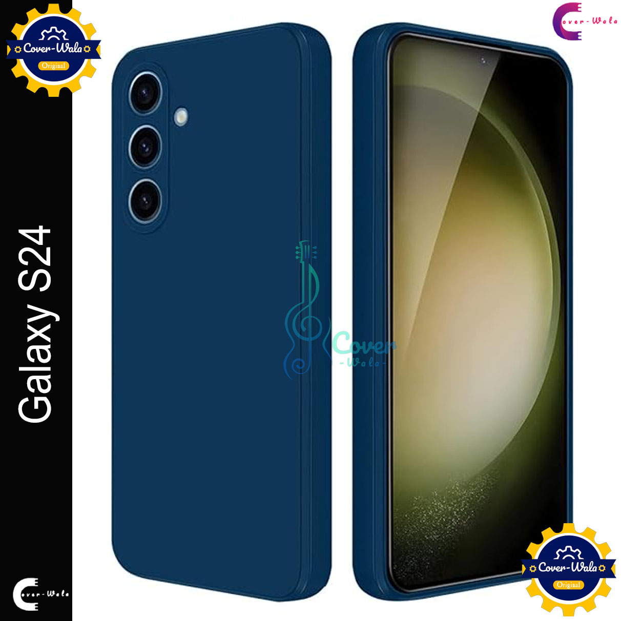 Picture of Premium Liquid Silicone Phone case for Samsung Galaxy S24 5G Liquid Silicon Mobile Back Case Soft Silicone Phone Cover