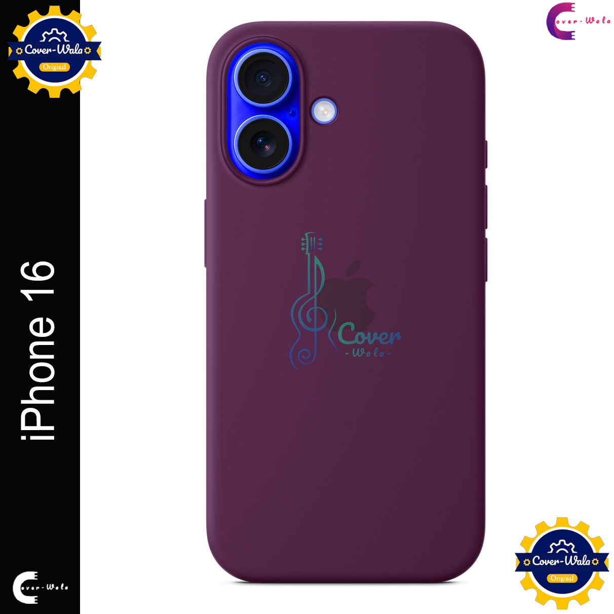 Picture of Premium Liquid Silicone Phone case for iPhone 16 5G Liquid Silicon Mobile Back Case Soft Silicone Phone Cover