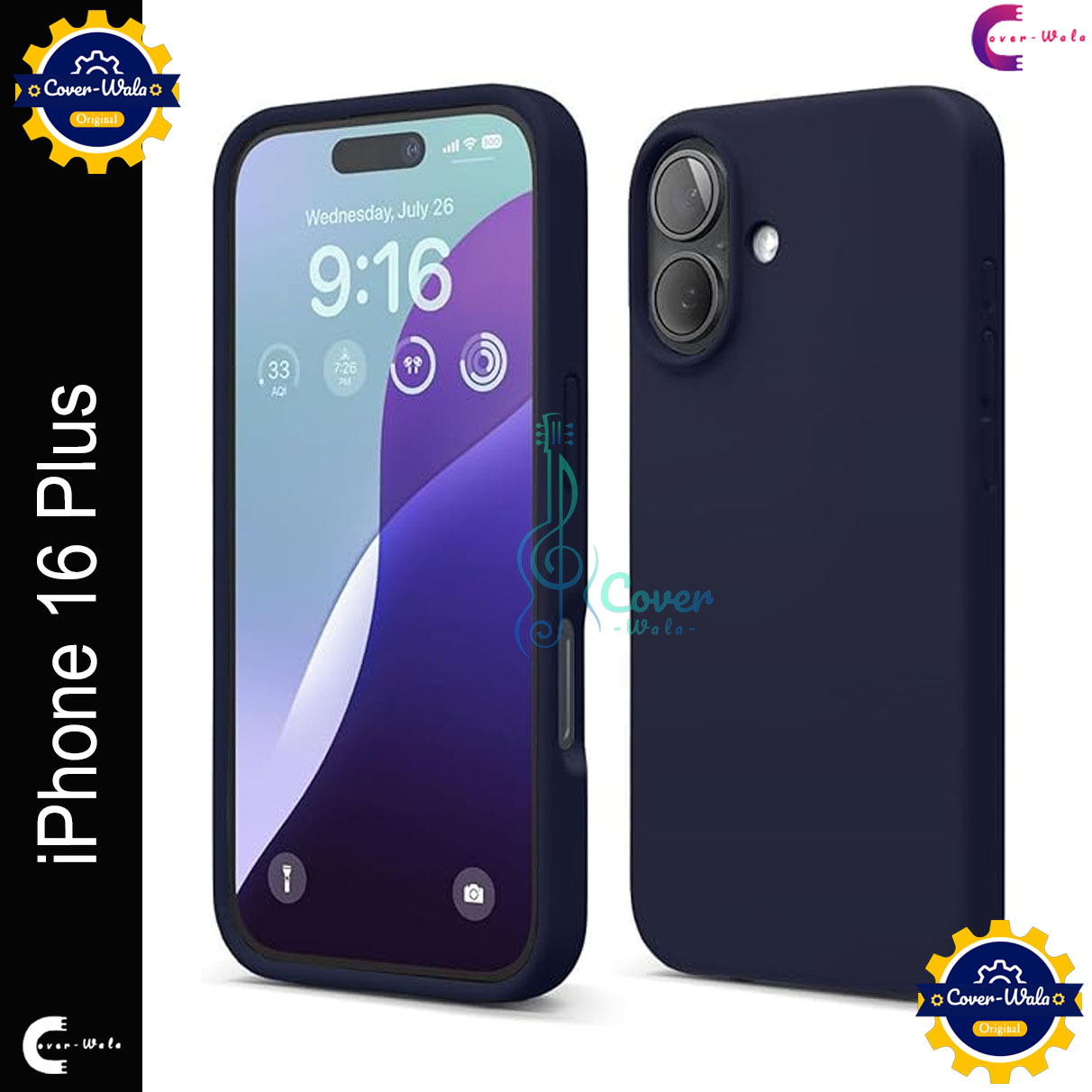 Picture of Premium Liquid Silicone Phone case for Apple iPhone 16 Plus 5G Liquid Silicon Mobile Back Case Soft Silicone Phone Cover