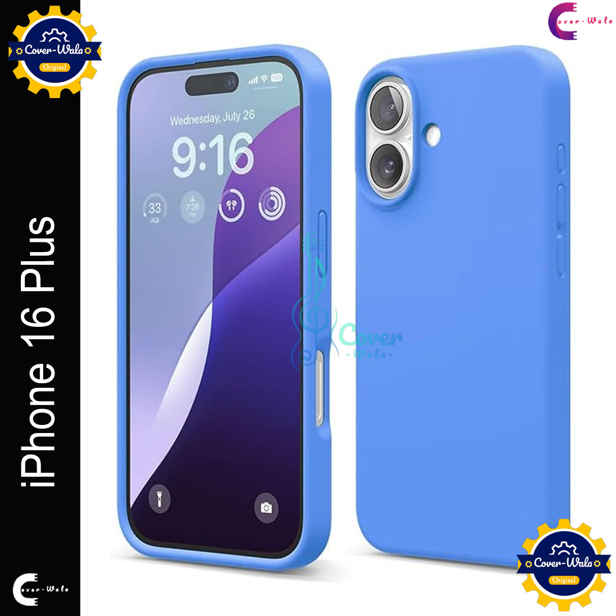 Picture of Premium Liquid Silicone Phone case for Apple iPhone 16 Plus 5G Liquid Silicon Mobile Back Case Soft Silicone Phone Cover