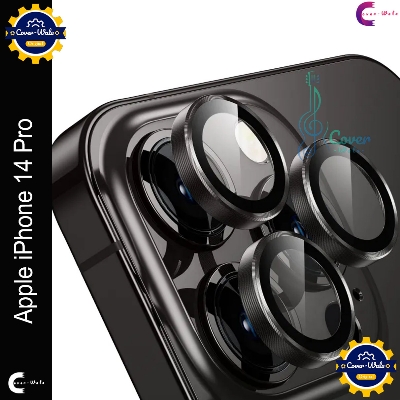 Picture of For Apple iPhone 14 Pro Camera Protector WSKEN Metal Ring Tempered Glass Camera Lens Protector