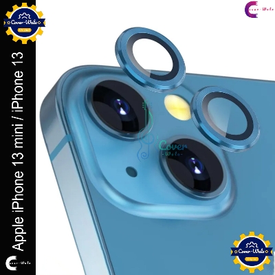 Picture of For Apple iPhone 13 / Apple iPhone 13 Mini Camera Protector WSKEN Metal Ring Tempered Glass Camera Lens Protector