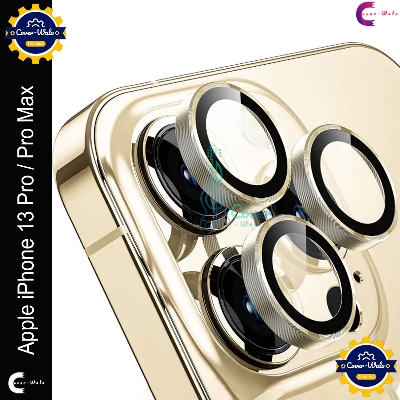 Picture of For Apple iPhone 13 Pro / Apple iPhone 13 Pro Max Camera Protector WSKEN Metal Ring Tempered Glass Camera Lens Protector