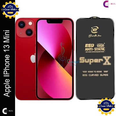 Picture of Tele Shield Premium Edge to Edge Super X Tempered Glass Screen Protector for Apple IPhone 13 mini - Pack of 1 (Black)