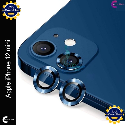 Picture of For Apple iPhone 12 Mini Camera Protector WSKEN Metal Ring Tempered Glass Camera Lens Protector