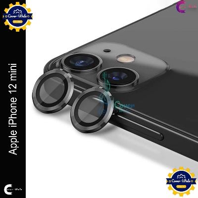 Picture of For Apple iPhone 12 Mini Camera Protector WSKEN Metal Ring Tempered Glass Camera Lens Protector