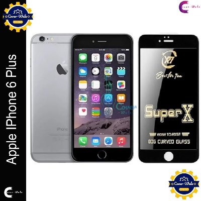 Picture of Tele Shield Premium Edge to Edge Super X Tempered Glass Screen Protector for Apple iPhone 6 Plus - Pack of 1 (Black)