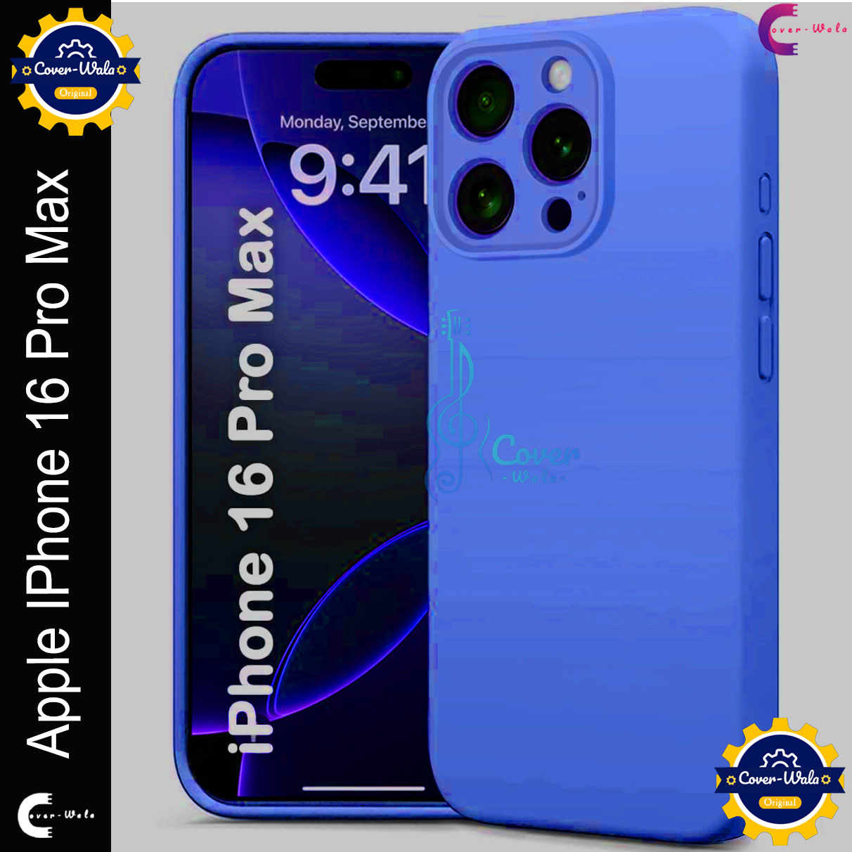 Picture of Premium Liquid Silicone Phone case for Apple iPhone 16 Pro Max 5G Liquid Silicon Mobile Back Case Soft Silicone Phone Cover