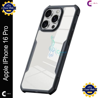 Picture of Xundd Back Cover for Apple iPhone 16 Pro Transparent Hybrid Hard PC Back Bumper