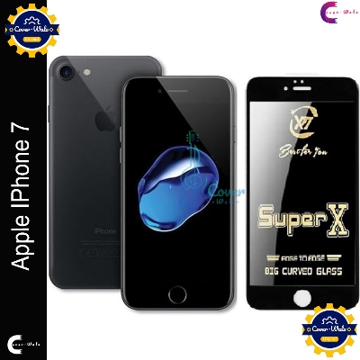 Picture of Tele Shield Premium Edge to Edge Super X Tempered Glass Screen Protector for Apple IPhone 7 - Pack of 1 (Black)