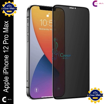 Picture of Privacy Tempered Glass for Apple iPhone 12 Pro Max | Screen Protector Full HD Quality Tempered Glass Anti-Scratch Edge to Edge Coverage (Black)