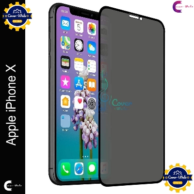 Picture of Privacy Tempered Glass for Apple iPhone X | Screen Protector Full HD Quality Tempered Glass Anti-Scratch Edge to Edge Coverage (Black)