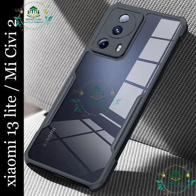 Picture of Xundd Back Cover for Xiaomi 13 Lite 5G Case, Mi 13 Lite 5G, Mi civi2 Transparent Hybrid Hard PC Back Bumper