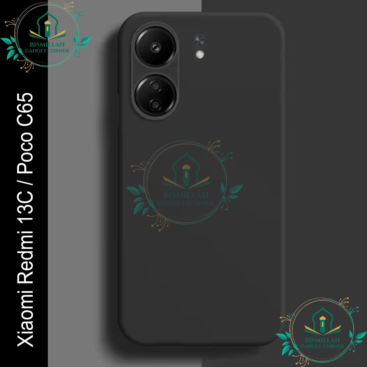 Picture of Premium Liquid Silicone Phone case for Xiaomi Redmi 13C / Xiaomi Poco C65 Liquid Silicon Mobile Back Case Soft Silicone Phone Cover