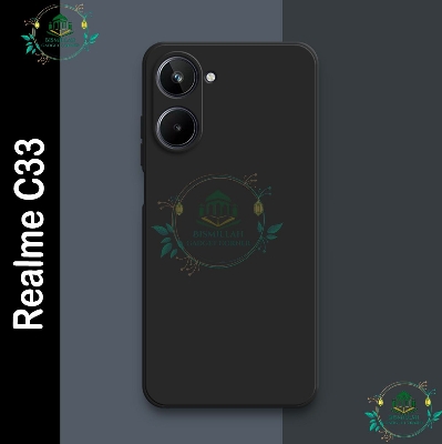 Picture of Premium Liquid Silicone Phone case for Realme C33 Liquid Silicon Mobile Back Case Soft Silicone Phone Cover