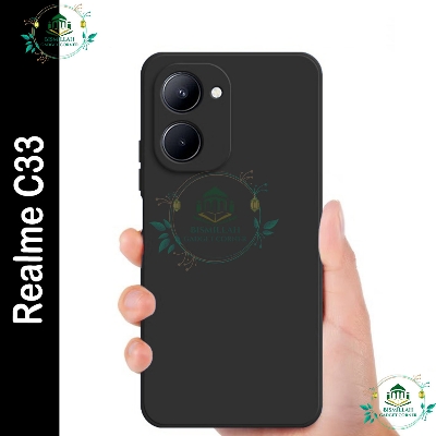 Picture of Premium Liquid Silicone Phone case for Realme C33 Liquid Silicon Mobile Back Case Soft Silicone Phone Cover