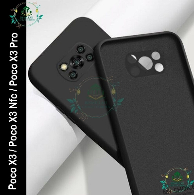Picture of Premium Liquid Silicone Phone case for xiaomi Poco X3 / Poco X3 Nfc / Poco X3 Pro Liquid Silicon Mobile Back Case Soft Silicone Phone Cover