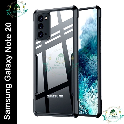 Picture of Xundd Back Cover for Samsung Galaxy Note 20 Transparent Hybrid Hard PC Back Bumper