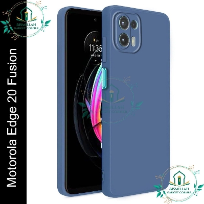 Picture of Premium Liquid Silicone Phone case for Motorola Edge 20 Fusion Liquid Silicon Mobile Back Case Soft Silicone Phone Cover