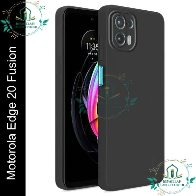 Picture of Premium Liquid Silicone Phone case for Motorola Edge 20 Fusion Liquid Silicon Mobile Back Case Soft Silicone Phone Cover