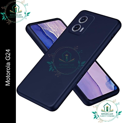 Picture of Premium Liquid Silicone Phone case for Motorola Moto G24 Liquid Silicon Mobile Back Case Soft Silicone Phone Cover