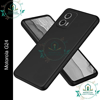 Picture of Premium Liquid Silicone Phone case for Motorola Moto G24 Liquid Silicon Mobile Back Case Soft Silicone Phone Cover