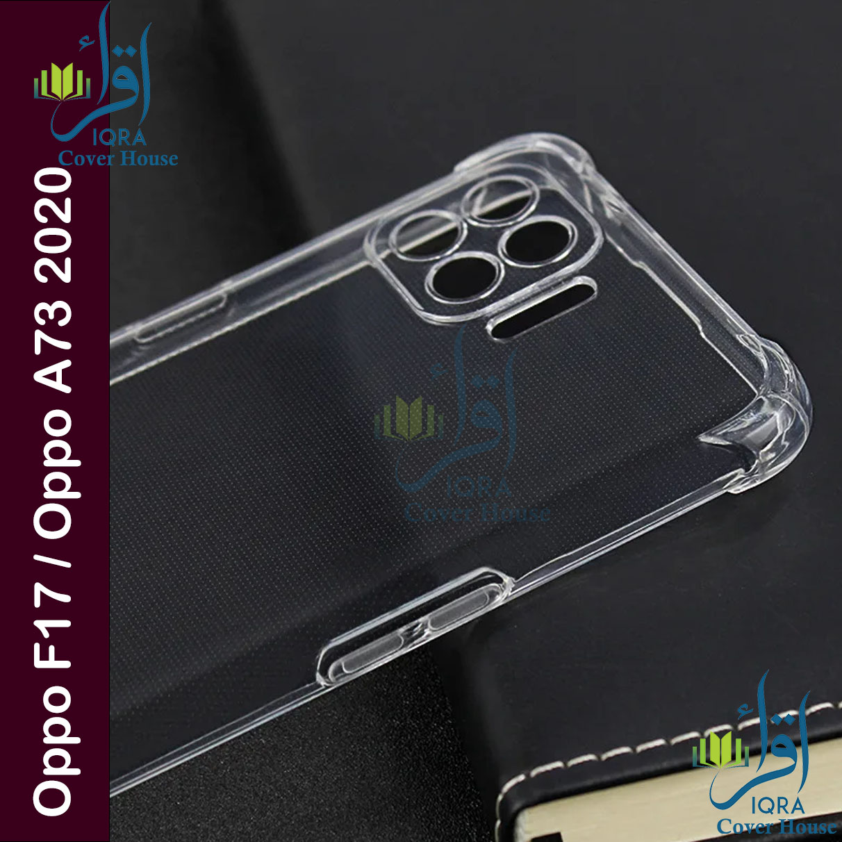 Picture of Transparent back cover For  Oppo F17 / Oppo A73 2020 Luxury transparent Protect Back Cover Soft Case