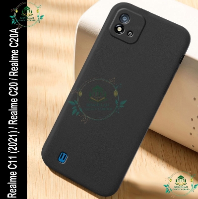 Picture of Premium Liquid Silicone Phone case for Realme C11 (2021) / Realme C20 / Realme C20A Liquid Silicon Mobile Back Case Soft Silicone Phone Cover
