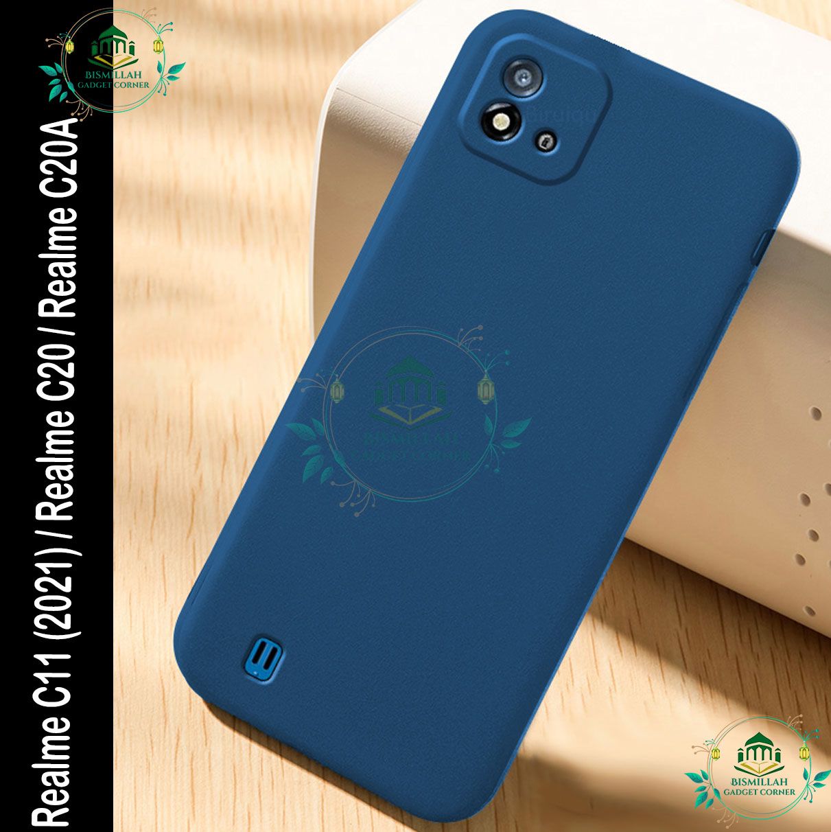 Picture of Premium Liquid Silicone Phone case for Realme C11 (2021) / Realme C20 / Realme C20A Liquid Silicon Mobile Back Case Soft Silicone Phone Cover