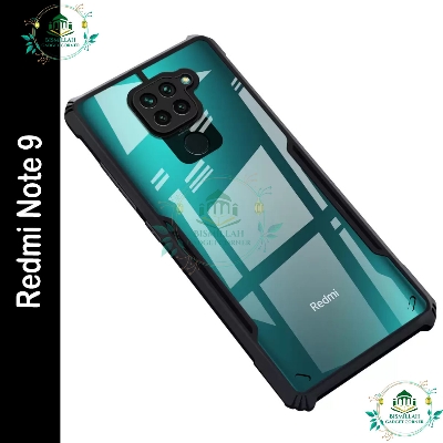 Picture of Xundd Back Cover for Xiaomi Redmi Note 9 Transparent Hybrid Hard PC Back Bumper