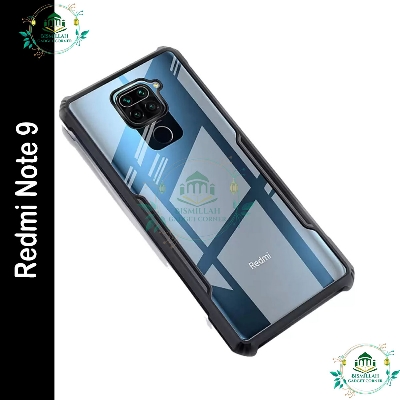 Picture of Xundd Back Cover for Xiaomi Redmi Note 9 Transparent Hybrid Hard PC Back Bumper