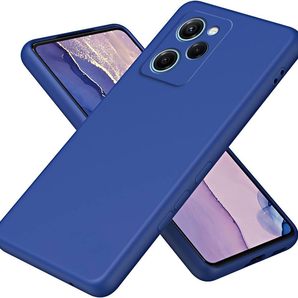 Picture of For Xiaomi Poco X5 Pro Silky And Soft-Touch Unique Finish With Camera Production Soft Premium Quality Slim Silicone Cover