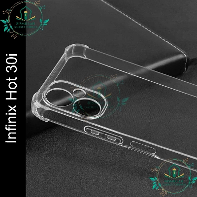 Picture of Transparent back cover For Infinix Hot 30i Luxury transparent Protect Back Cover Soft Case