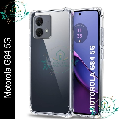 Picture of Transparent back cover For Motorola Moto G84 5G Luxury transparent Protect Back Cover Soft Case