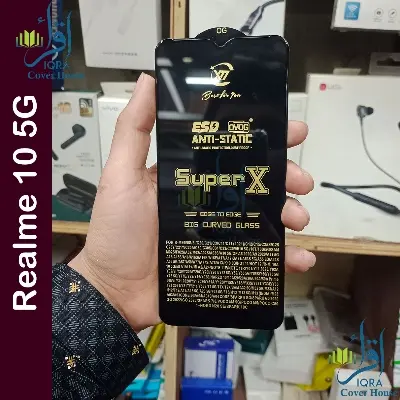 Picture of Super X For Realme 10 5G Tempered Gorilla Glass Screen Protector