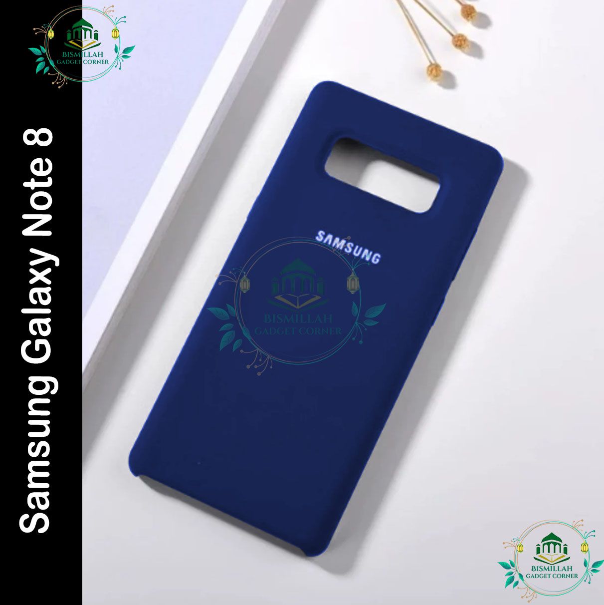 Picture of Premium Liquid Silicone Phone case for Samsung Galaxy note 8 Liquid Silicon Mobile Back Case Soft Silicone Phone Cover