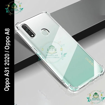 Picture of Transparent back cover For Oppo A31 2020 / Oppo A8 Luxury transparent Protect Back Cover Soft Case