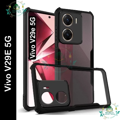 Picture of Xundd Back Cover for Vivo V29E 5G Transparent Hybrid Hard PC Back Bumper