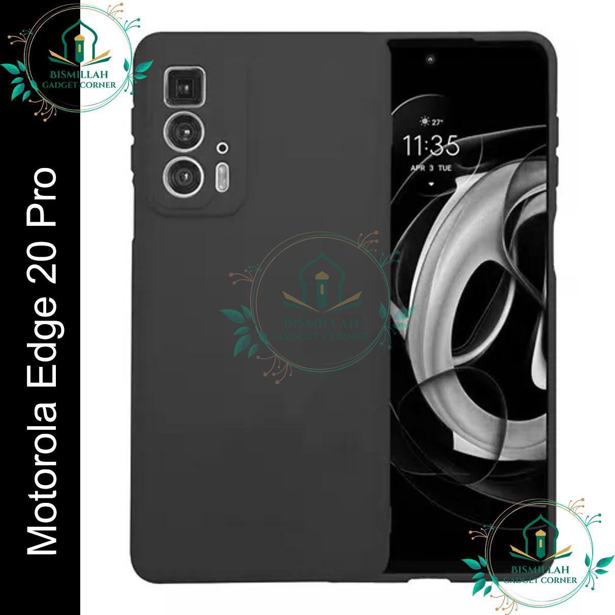 Picture of Premium Liquid Silicone Phone case for Motorola Edge 20 Pro Liquid Silicon Mobile Back Case Soft Silicone Phone Cover