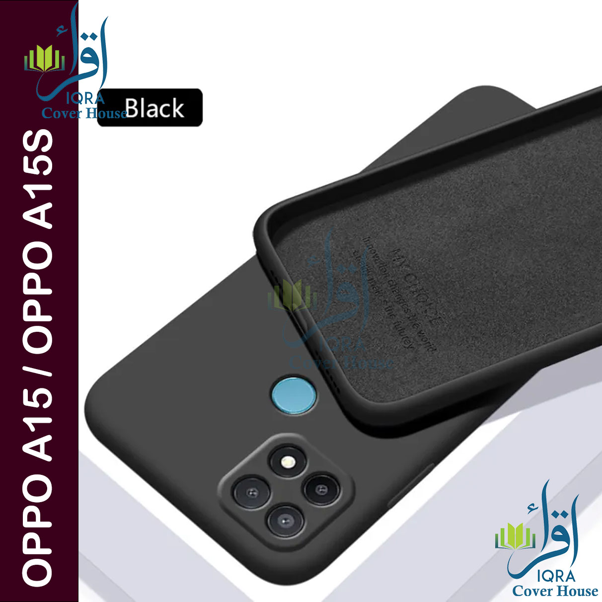 Picture of Premium Liquid Silicone Phone case for OPPO A15 / OPPO A15S Liquid Silicon Mobile Back Case Soft Silicone Phone Cover