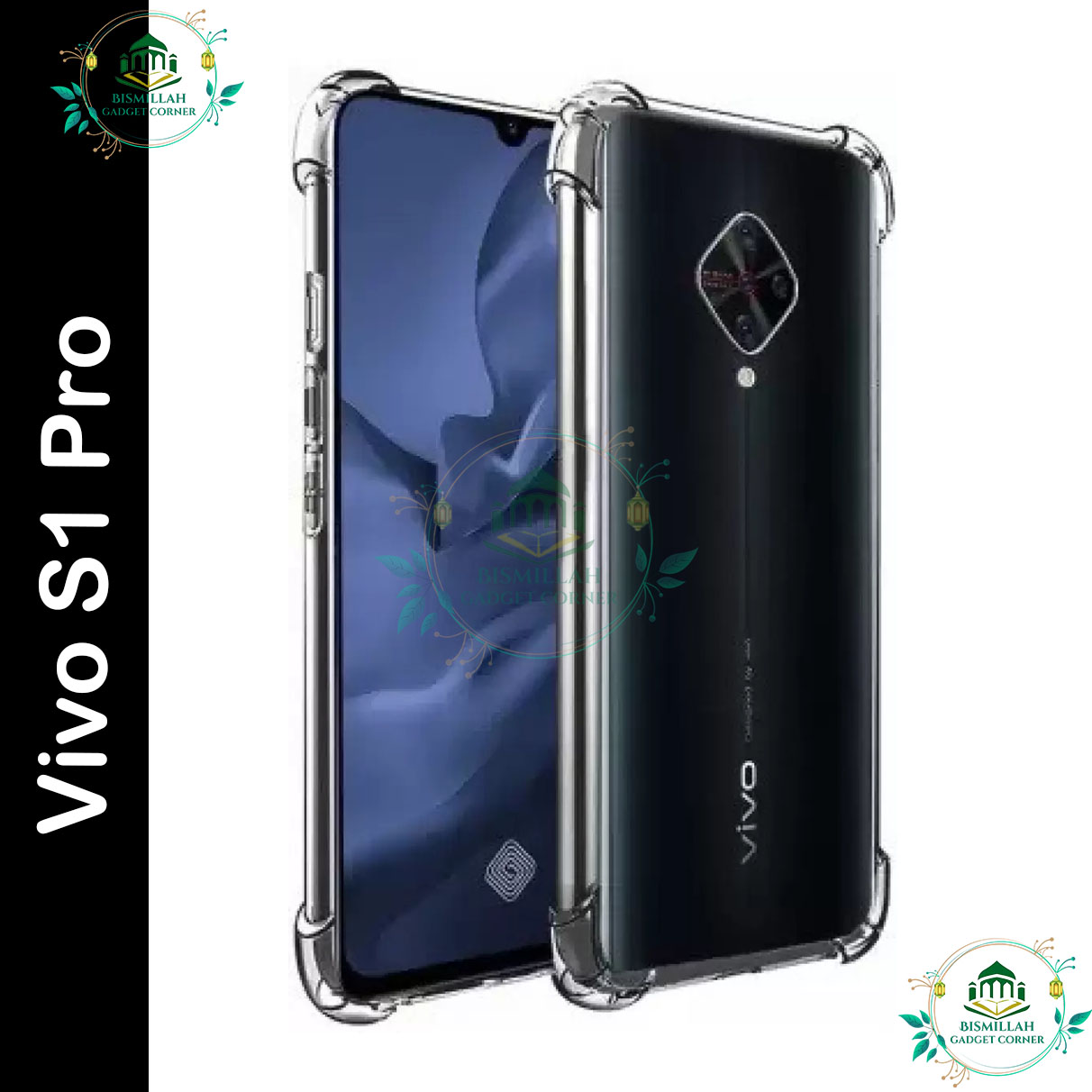 Picture of Transparent back cover For Vivo S1 Pro Luxury transparent Protect Back Cover Soft Case