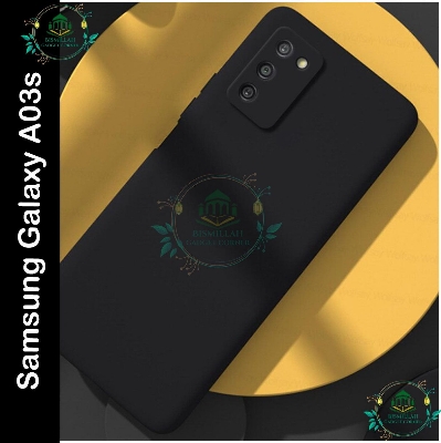 Picture of Premium Liquid Silicone Phone case for Samsung Galaxy A03s Liquid Silicon Mobile Back Case Soft Silicone Phone Cover