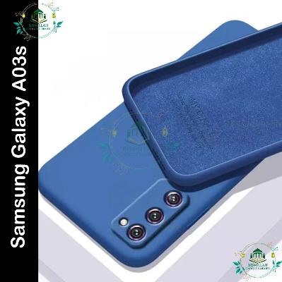 Picture of Premium Liquid Silicone Phone case for Samsung Galaxy A03s Liquid Silicon Mobile Back Case Soft Silicone Phone Cover