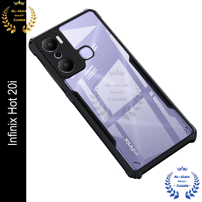 Picture of Xundd Back Cover for Infinix Hot 20i Transparent Hybrid Hard PC Back Bumper