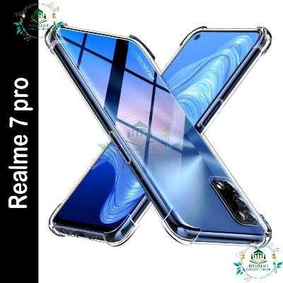 Picture of Transparent back cover For Realme 7 pro Luxury transparent Protect Back Cover Soft Case