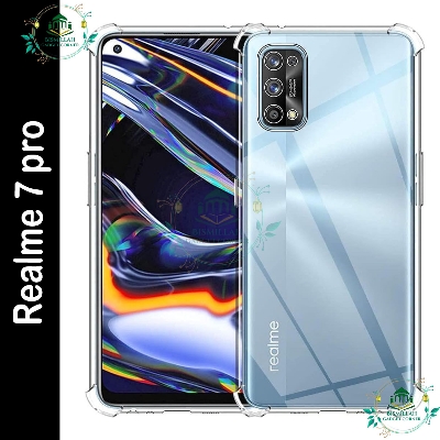 Picture of Transparent back cover For Realme 7 pro Luxury transparent Protect Back Cover Soft Case