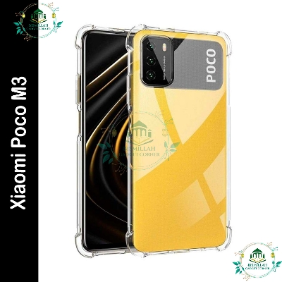 Picture of Transparent back cover For Xiaomi Poco M3 Luxury transparent Protect Back Cover Soft Case