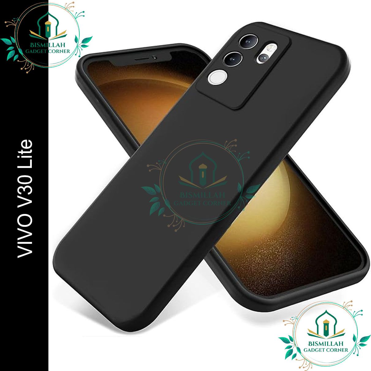 Picture of Premium Liquid Silicone Phone case for vivo V30 Lite 5G Liquid Silicon Mobile Back Case Soft Silicone Phone Cover