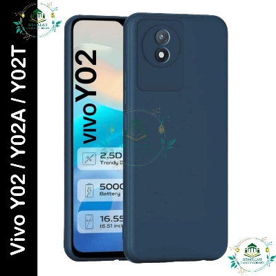 Picture of Premium Liquid Silicone Phone case for Vivo Y02 / Vivo Y02A / Vivo Y02T Liquid Silicon Mobile Back Case Soft Silicone Phone Cover