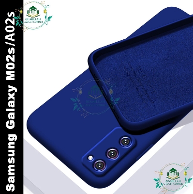 Picture of Premium Liquid Silicone Phone case for Samsung Galaxy M02s / Samsung Galaxy A02s Liquid Silicon Mobile Back Case Soft Silicone Phone Cover